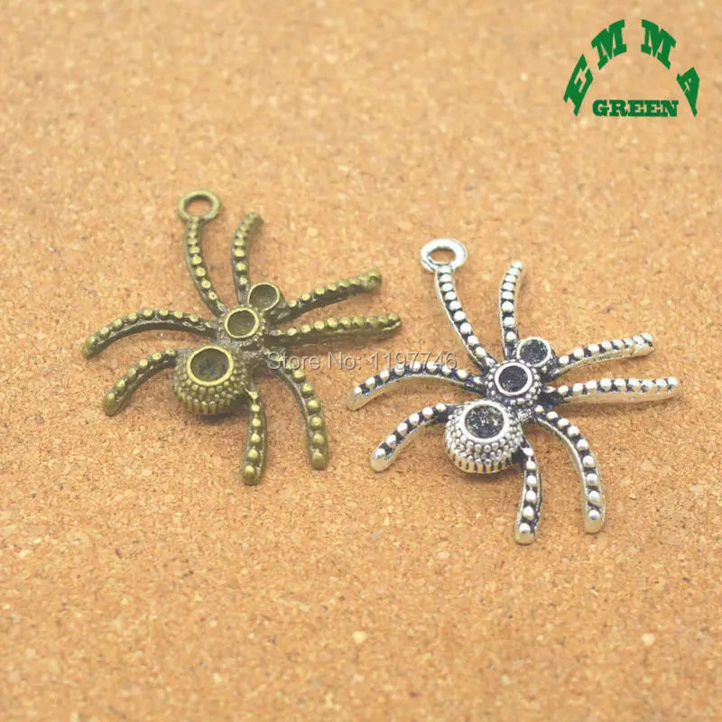 2017 различные новые винтажные 3D Подвески в виде Паутины животных старинные