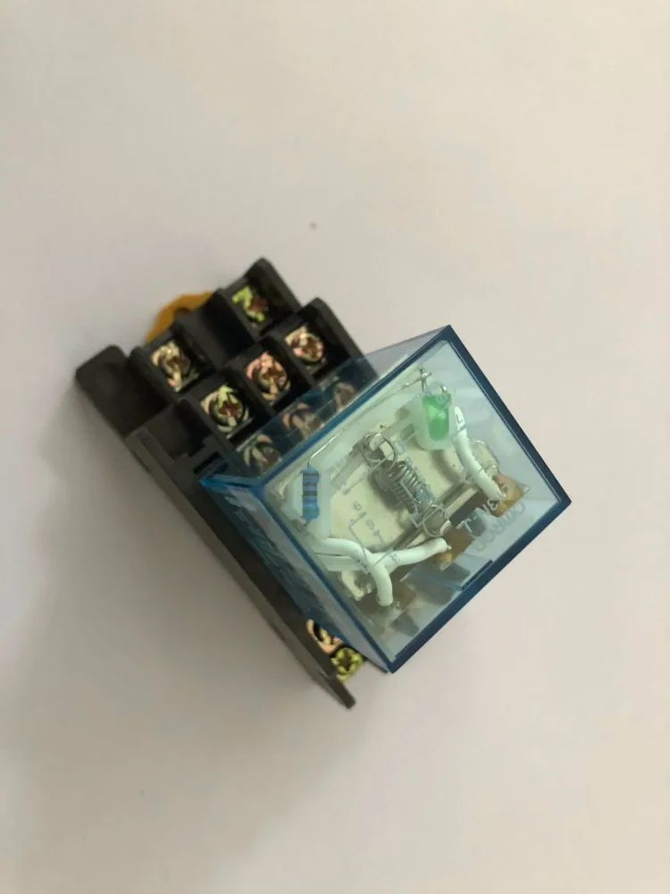 LY3NJ JQX 13F HH63P 220vac реле 24v 12v AC/DC 10A серебряное Контактное dpdt электрическое с