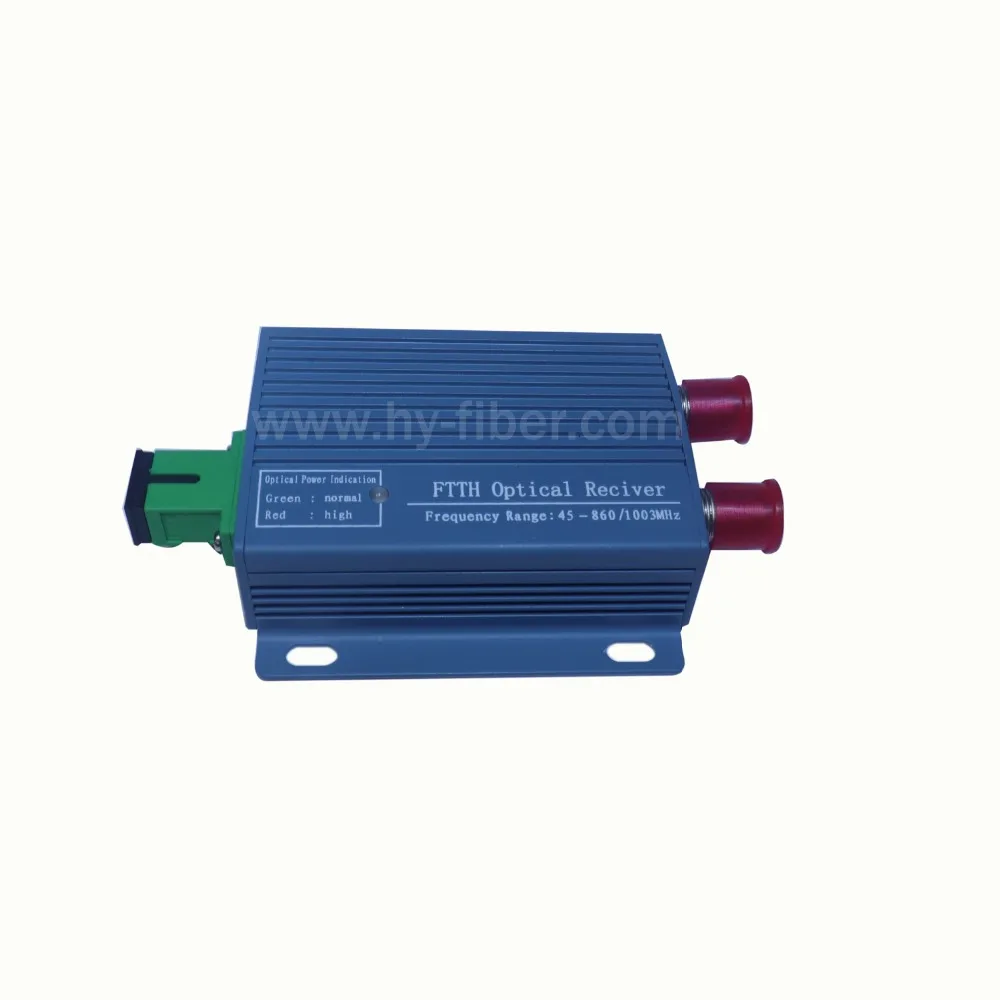 FTTH оптический приемник триплексор Minimode CATV оптический узел два РЧ порта HY-21-R33B
