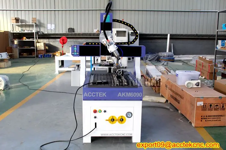 4 axis cnc 3d wood cutting mini machine 6090 metal router | Инструменты