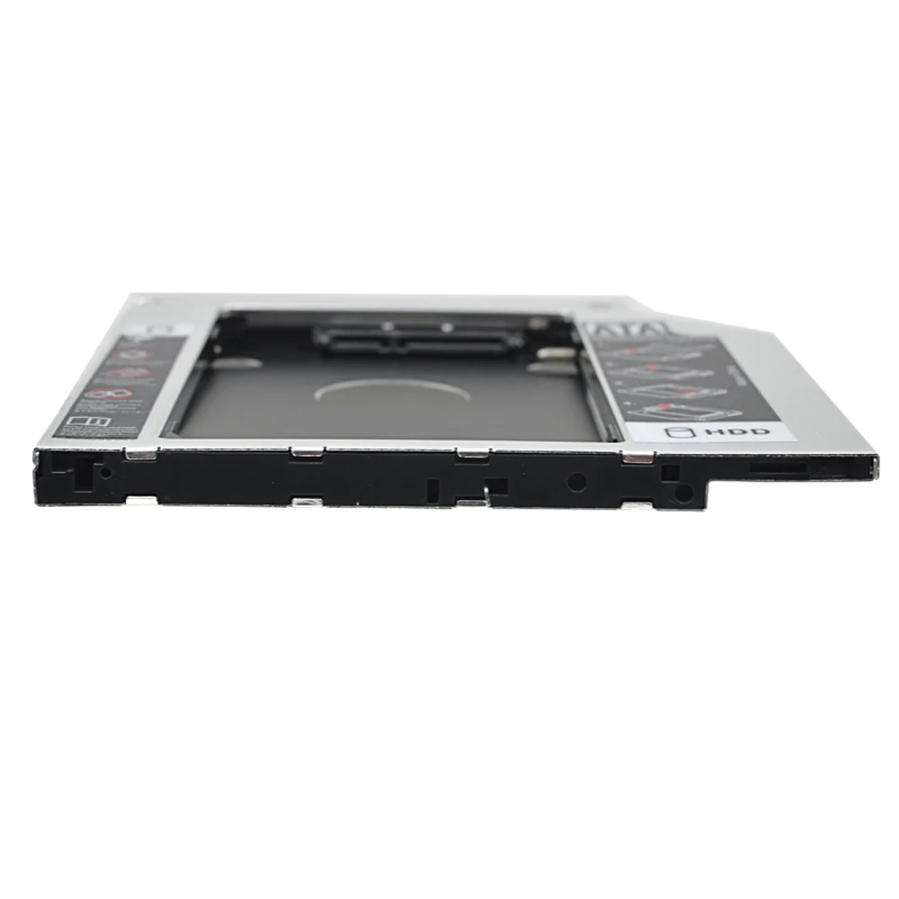 Для ноутбука ODD CD DVD rom Оптический отсек Универсальный алюминиевый 2nd HDD Caddy 9,5 мм SATA 3,0 2," SSD корпус HDD корпус