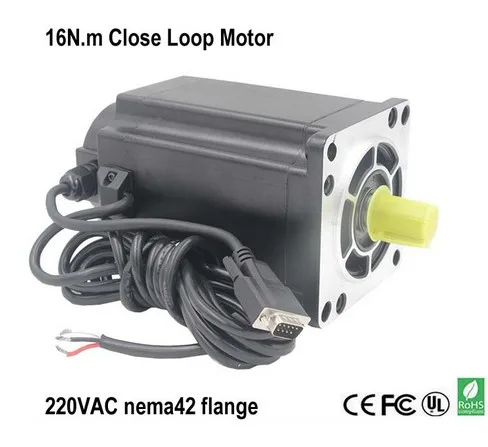 3 фазы NEMA42 16NM замкнутый шаговый фотокомплект для ЧПУ режущего гравировального