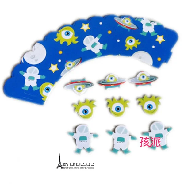 Бесплатная доставка для выпечки сделай сам 36 комплектов космические корабли