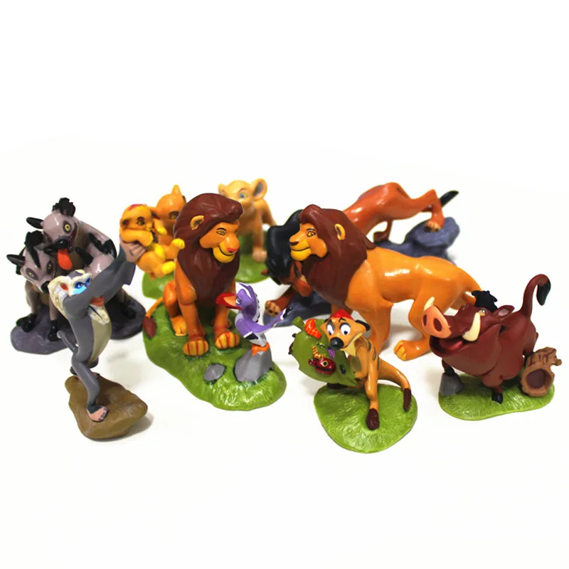 Дисней Аниме Фигурка sThe Lion King экшн игрушка фигурки simba 9 кукла украшения фигурка