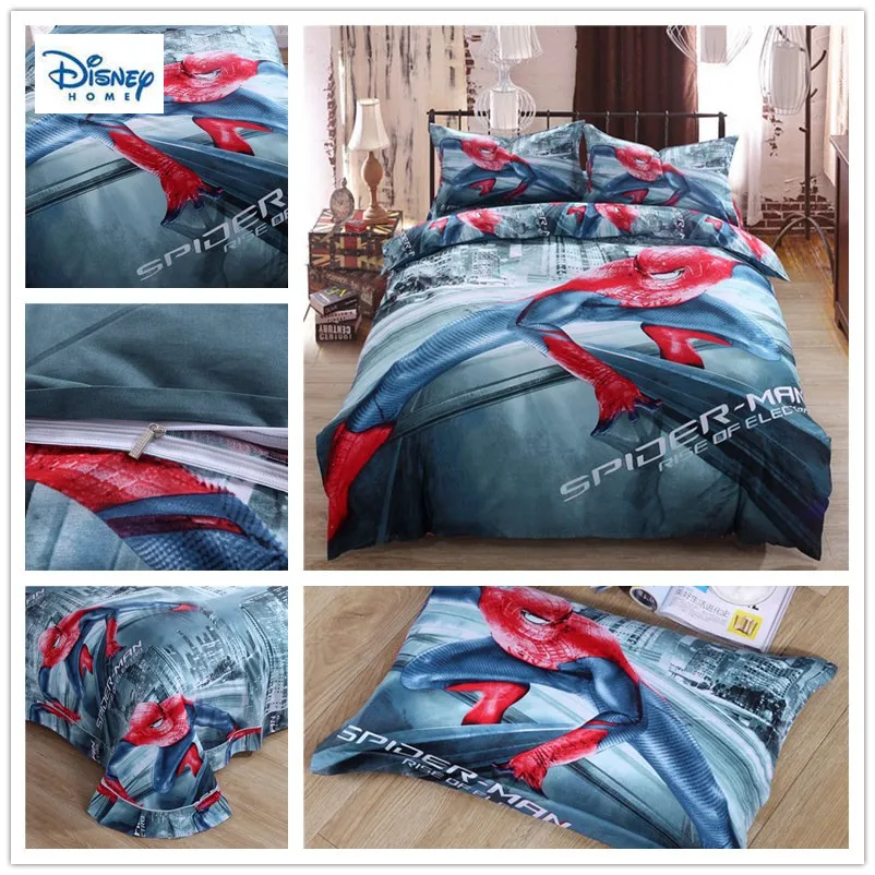 Disney marvel/Новые постельные принадлежности с изображением Человека-паука 3d одеяло
