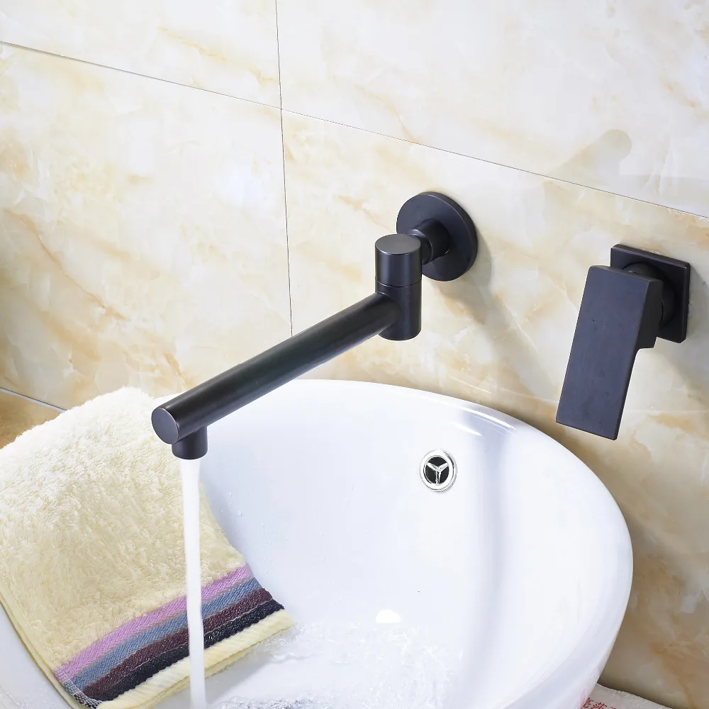 Настенный смеситель для ванной комнаты настенный керамический кран |