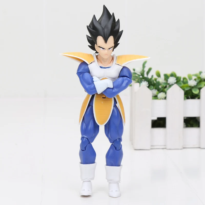 11,5-17 см Dragon Ball Z фигурка Супер Saiyan Сон Гоку Транкс вегетто Веджета, Фриза Гохан криллин лазурит фигурка игрушка - Цвет: black hair vegeta