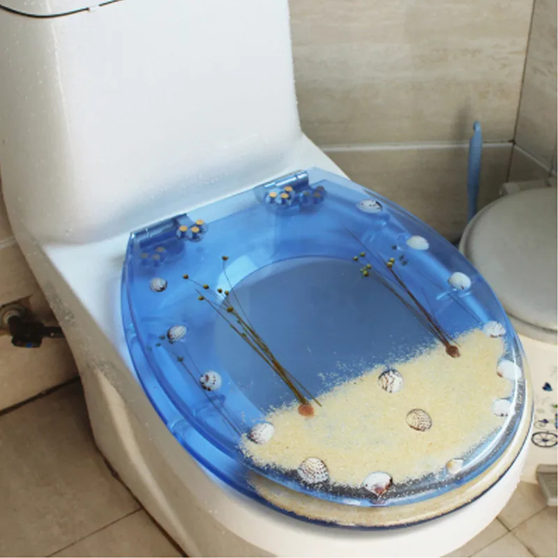 toilet seat K Различные стили, европейский стиль, модные Универсальные буферные крышки для унитаза из смолы, цветные уплотненные сиденья для унитаза, J18006 - Цвет: toilet seat K