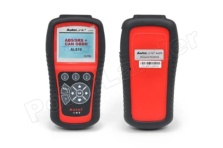 Высококачественная Autel Autolink AL619 ABS/SRS CAN OBDII лампа для чтения кодов комплекты