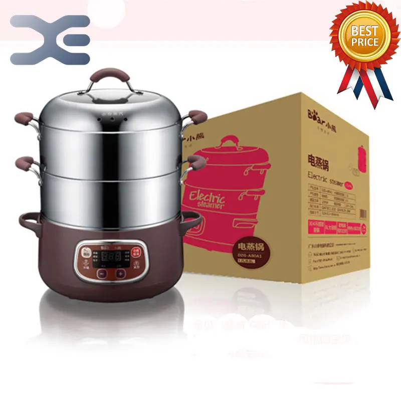 Паровой теплее 220 В Пароварка булочка кухонные приборы Электрический 1200 Вт|electric