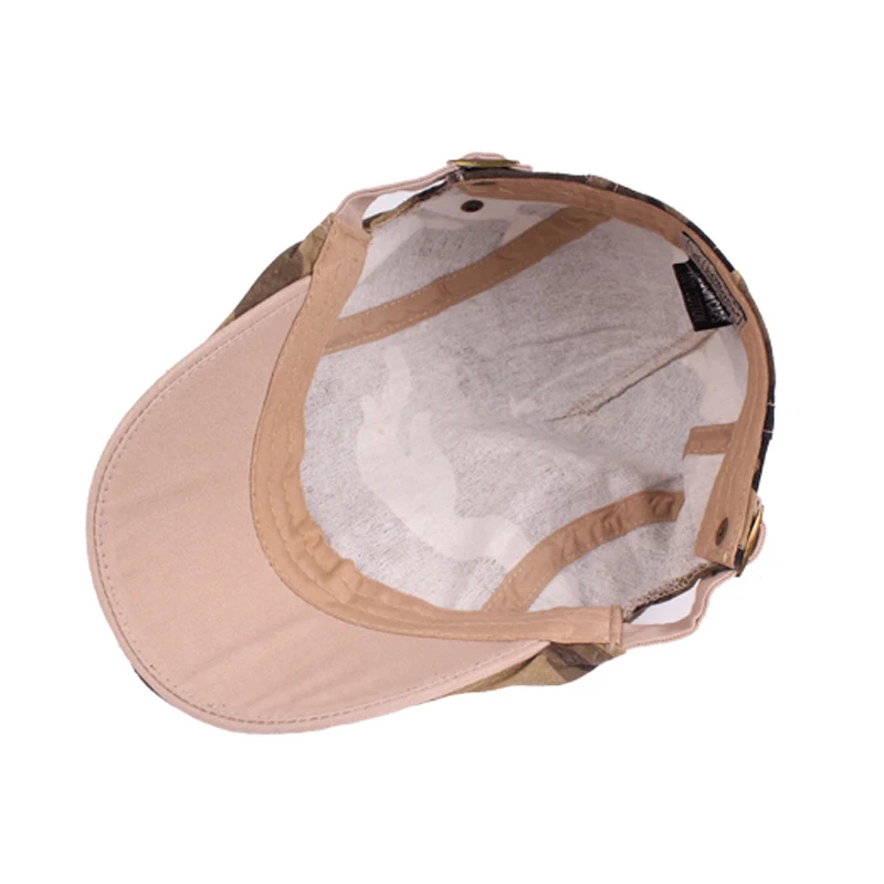 Fashion Summer Beret Caps For Men Women Camouflage Visors Sun Hat Army Flat Caps Adjustable Berets Casquette Cotton Boina Caps
