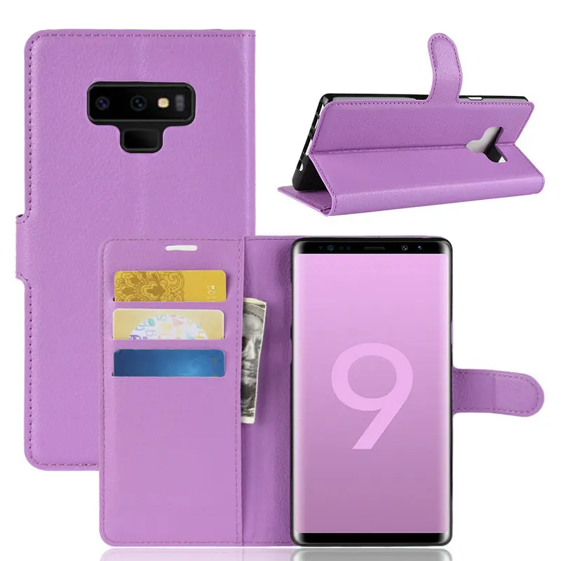 Flip Leather Case cover For Samsung Galaxy Note9 Note 9 SM-N960 N9600 Note8 8 N950 Phone Cover Wallet case with Stand | Мобильные
