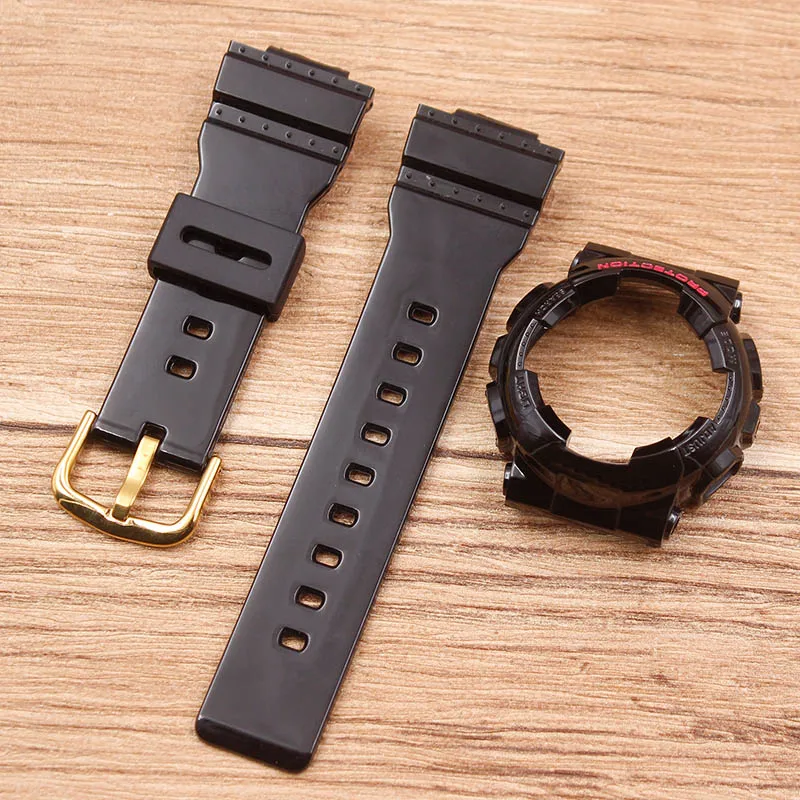 Смотреть аксессуары Дело ремешок для Casio BABY-G серии BA-110 BA-112 120 111 спортивные Водонепроницаемый Для женщин ремешок - Цвет ремешка: black Red word