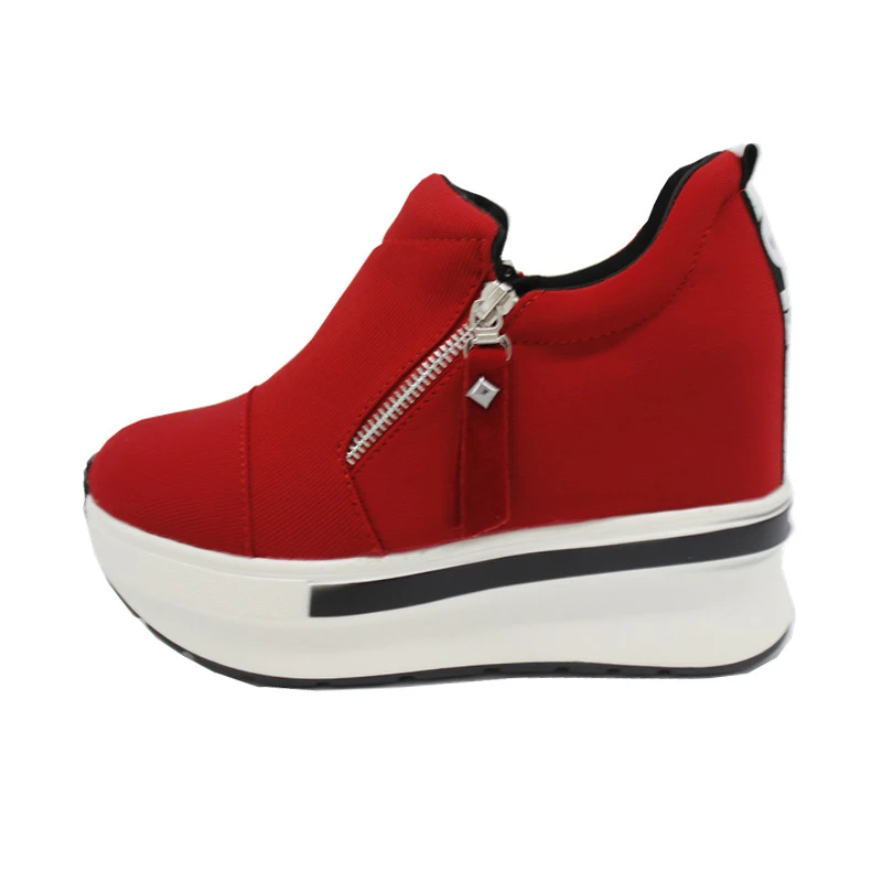 Женские кроссовки на платформе RIZABINA повседневная обувь высоком каблуке Размеры