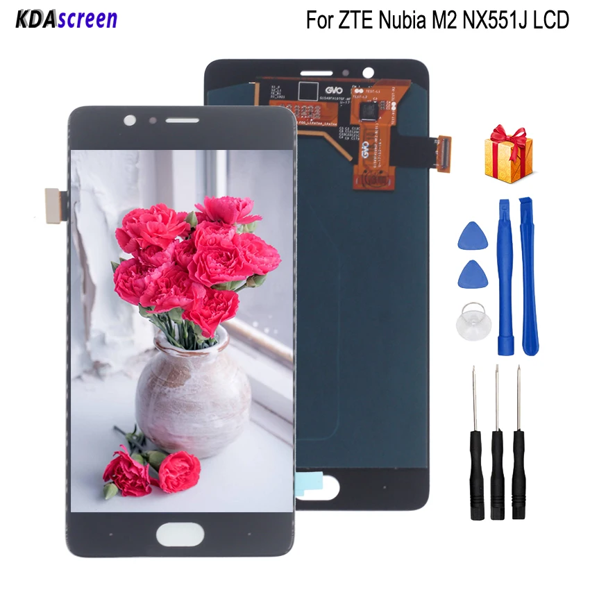 Оригинальный ЖК дисплей для ZTE Nubia M2 NX551J сенсорный экран запасные части