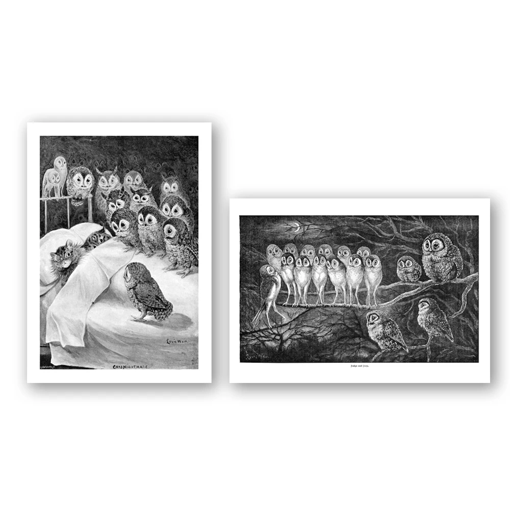 Классический супер узкий алюминиевый А3 постер рамка + Луи Уэйн 2 художественных