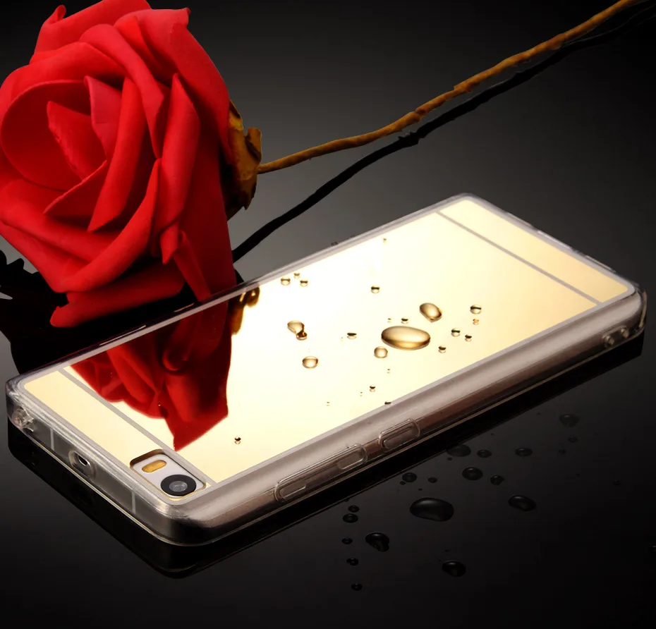100 шт. Блестящий зеркальный Мягкий силиконовый чехол из ТПУ для Xiaomi Mi 9 8 SE Lite 6 5S Plus