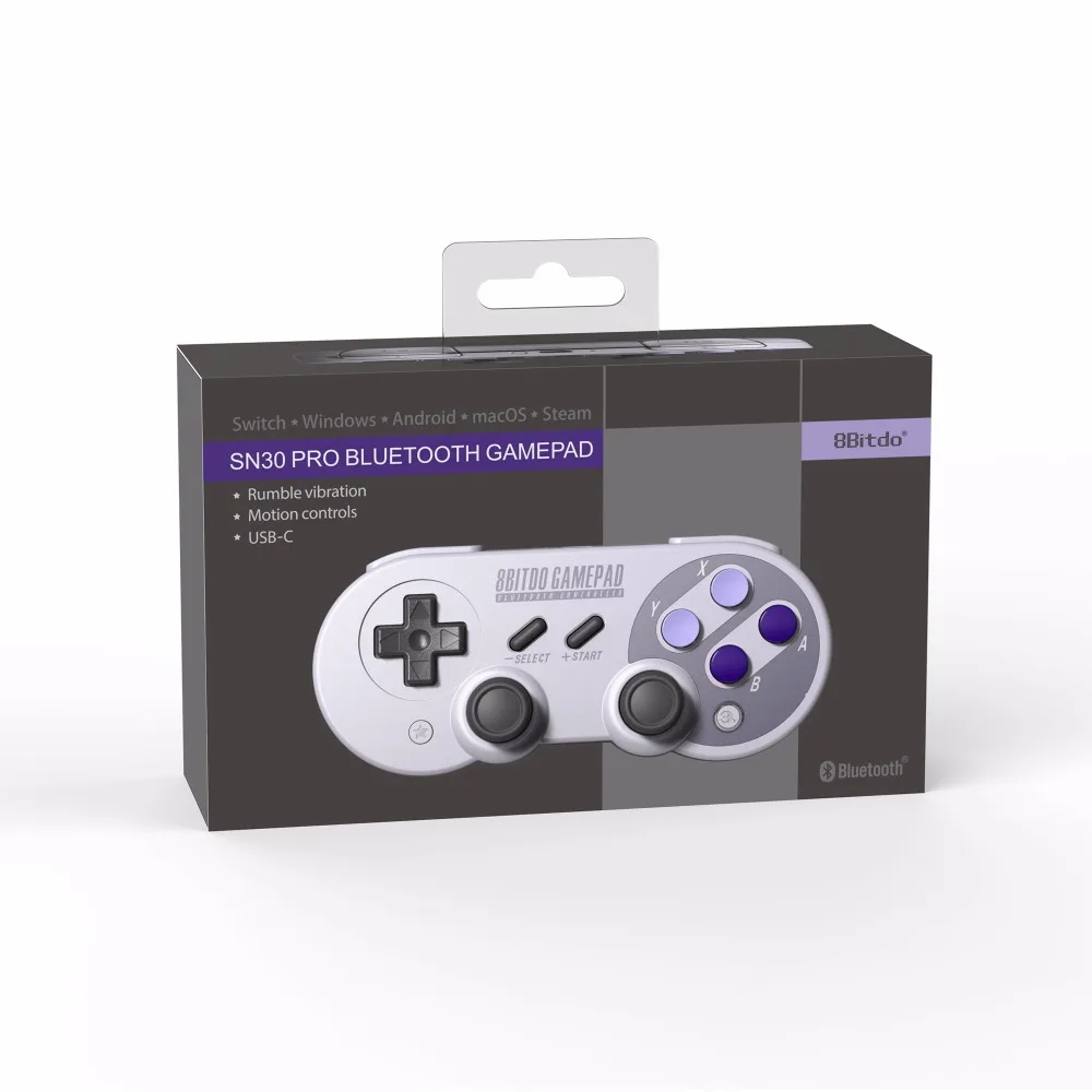 Официальный 8bitdo SN30 Pro беспроводной Bluetooth геймпад контроллер с джойстиком для Windows