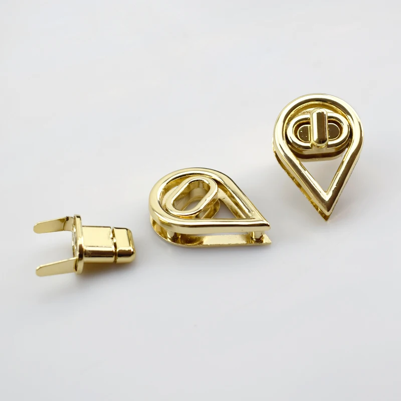 2Sets Fashion Handbag Bag Buckle Twist Turn Lock Snap For DIY Bags Purse Clasp Closure Parts Accessories Leather Craft KY2072 | Дом и сад