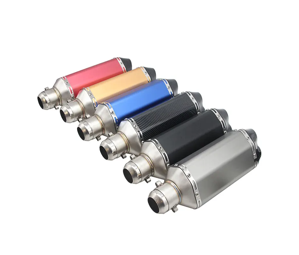 ZSDTRP 51 мм мотоцикл Akrapovic выхлопная труба глушитель мото велосипедный горшок Escape для Yamaha YZF R1 для Honda CBR250 KTM DUKE Slip-on