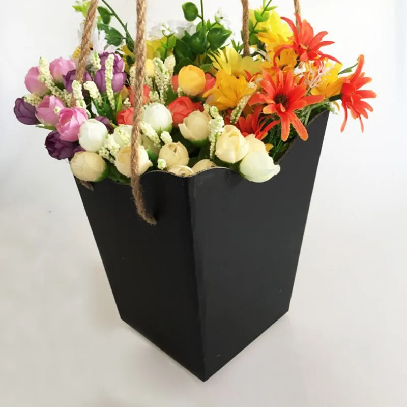 Новый 1 шт красивый цветок мультфильм баррель подарочная упаковочная коробка с