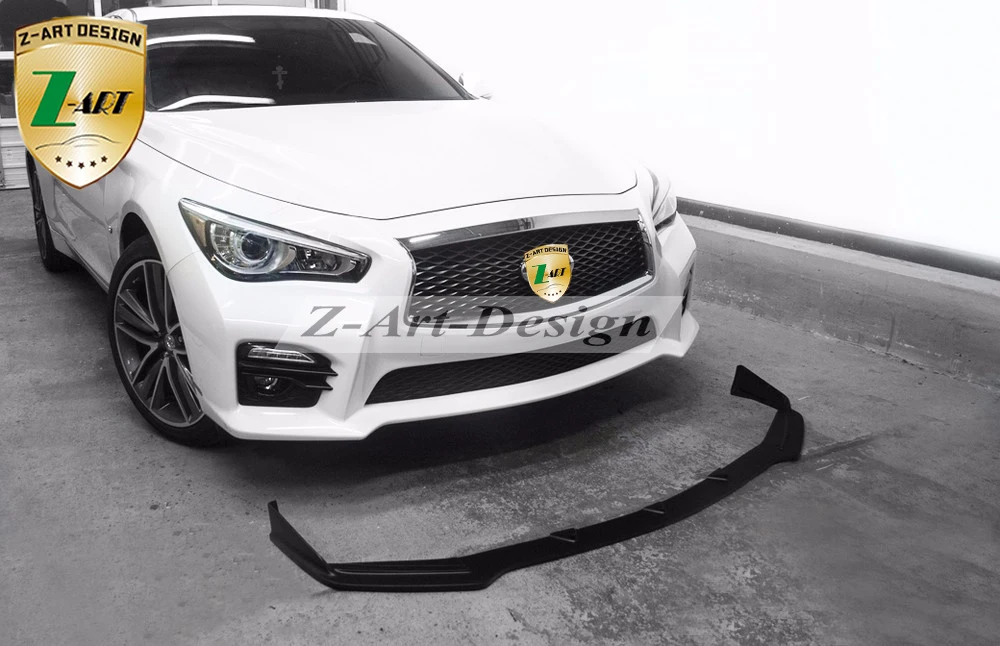 Z-ART углеродное волокно спереди губы для infiniti Q50 2014-2016 подбородка | Автомобили и