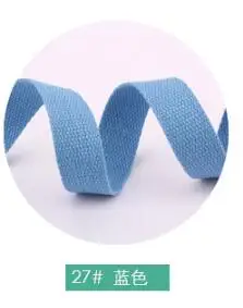 XUNZHE толстая хлопчатобумажная тесьма 6 м* 20 мм парусиновая лента ремень тканая лента нейлоновая лента рюкзак переплет швейная сумка Аксессуары для ремня - Цвет: 20mm