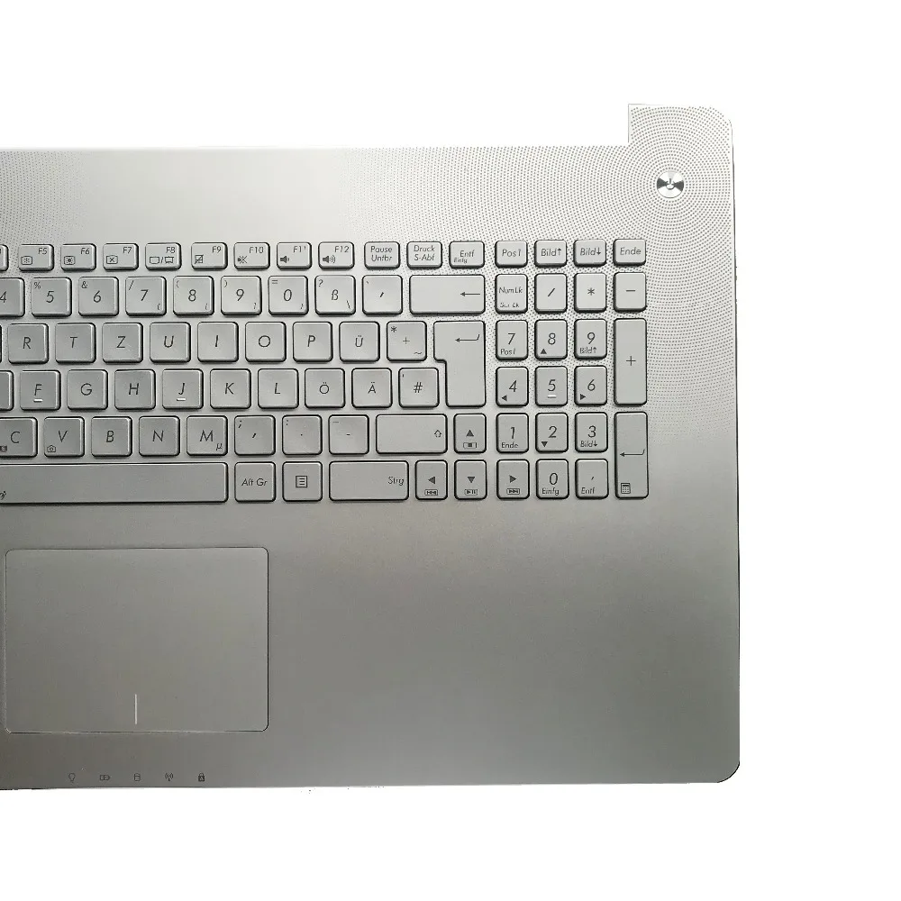 Reboto для ASUS N750 N750JV N750JK Клавиатура ноутбука с подсветкой ЕС раскладка серебро