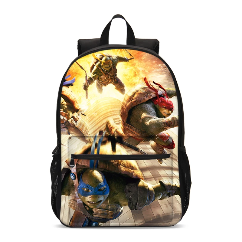 Хайнс Орел Canvs рюкзаки для Для мужчин женщин Мода Teenage Mutant Черепашки Ниндзя принт