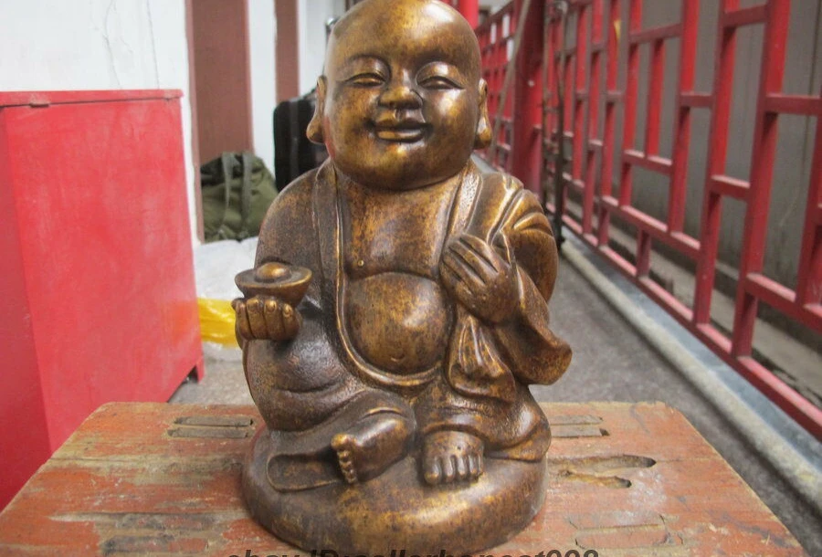 Тибетская искусственная благоприятная буддийская лампа YuanBao|Статуи и