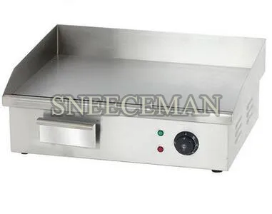new model safe and efficient stainless steel professional electric flat top grill machine free global shipping