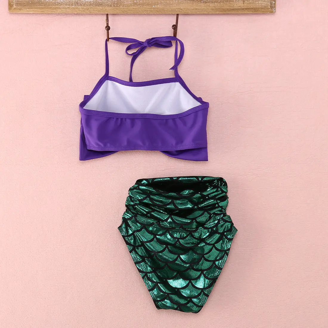 Милый купальник-бикини Русалочки для девочек купальный костюм принцессы