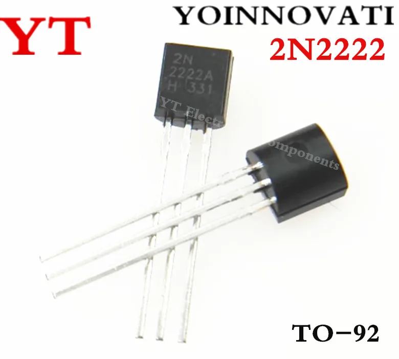 100 шт./лот 2N2222 2N2222A TO-92 Силовые транзисторы NPN транзистор 40V 0.8A лучшего качества