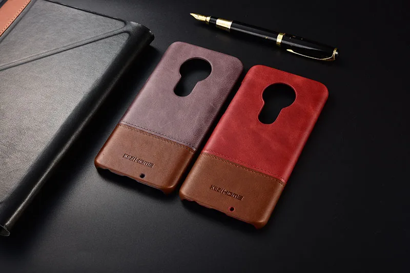 Чехол для Motorola Moto G7/G7 Plus KEZiHOME роскошный хит цвета натуральная кожа жесткая задняя крышка для G7 Play/G7 power чехол для телефона s