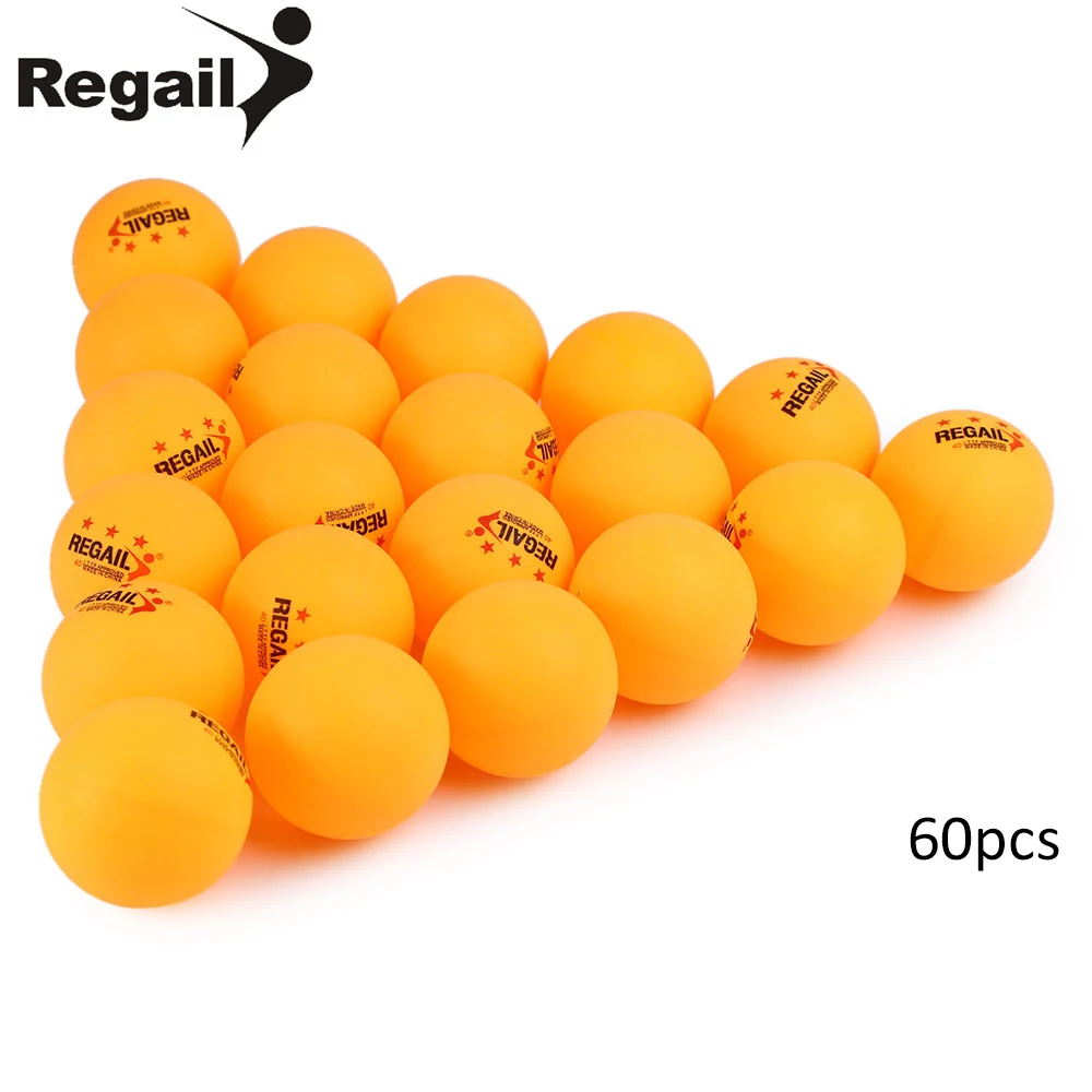 Yellow REGAIL 60 шт./компл. мячи для настольного тенниса, 3 звезды, 40 мм на открытом воздухе практика для пинг-понга для спортивных развлечений/Профессиональный Macth - Цвет: Yellow