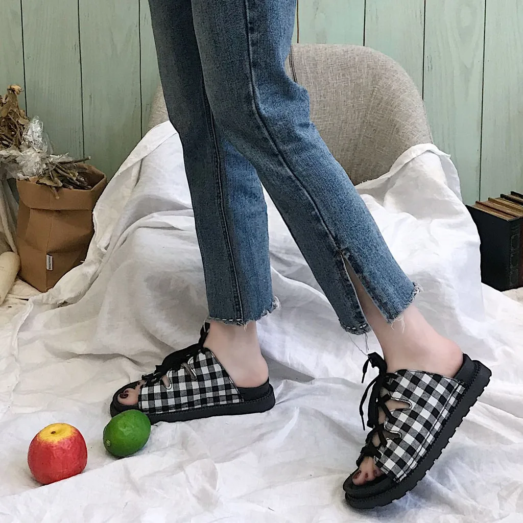 SAGACE/римские сандалии женская обувь на плоской подошве модная летняя пляжная