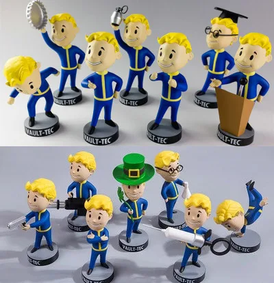 13 см Gaming Heads Фоллаут VaultBoy серии 1 и 2 фигурка героя Коллекционная модель игрушки