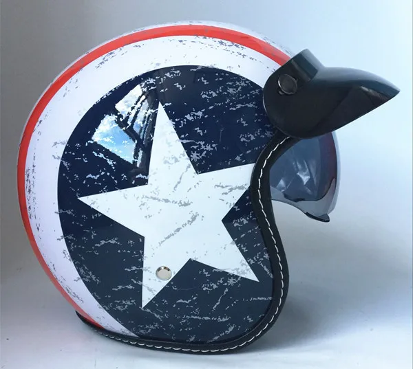 Лидер продаж, винтажные мотоциклетные шлемы Vespa с открытым лицом, половина мотороллера, шлемы с очками, козырек, Размеры s m l xl XXL