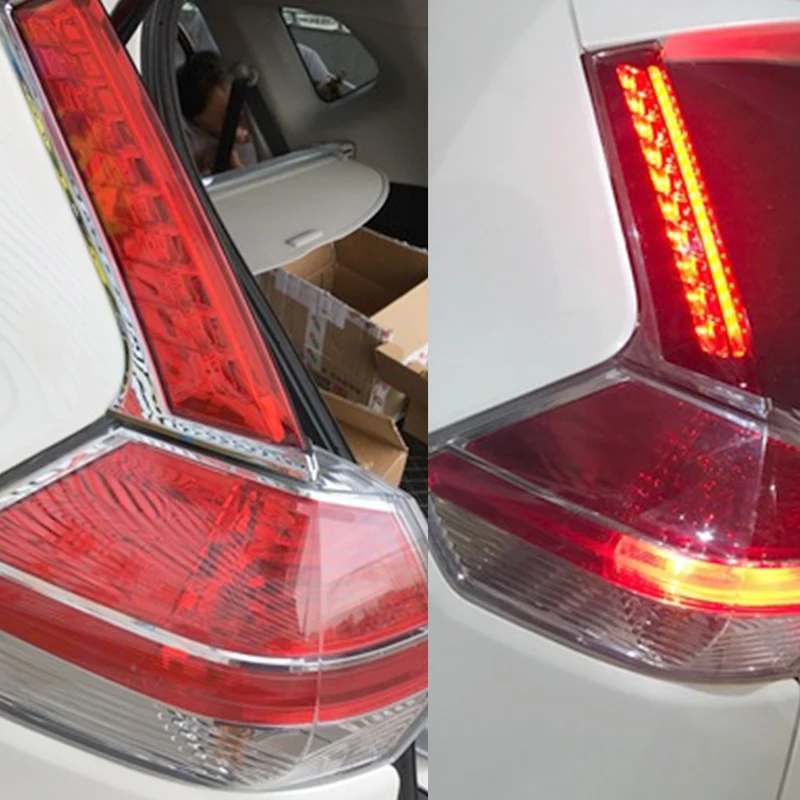 Автомобильный DRL для Nissan Xtrail X-trail X trail 2014 2015 2016 светодиодный задний бампер
