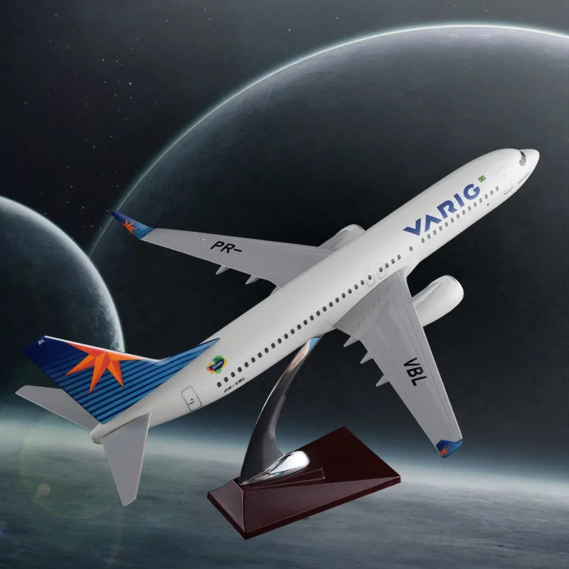 40 см Боинг 737 модель бразильского авиационного самолета VARIG VGR B737 из смолы для