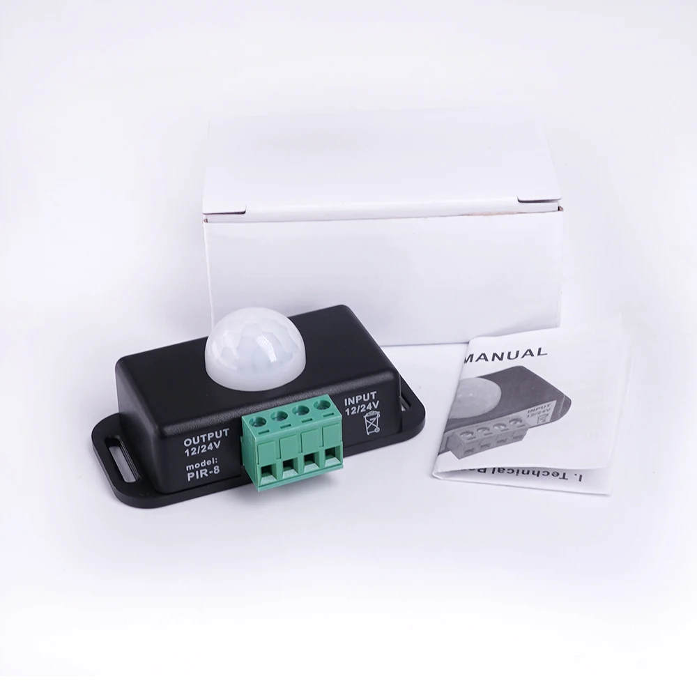 Датчик движения Sensky DC 12V 24V 6A инфракрасный детектор модуль для светодиодной ленты