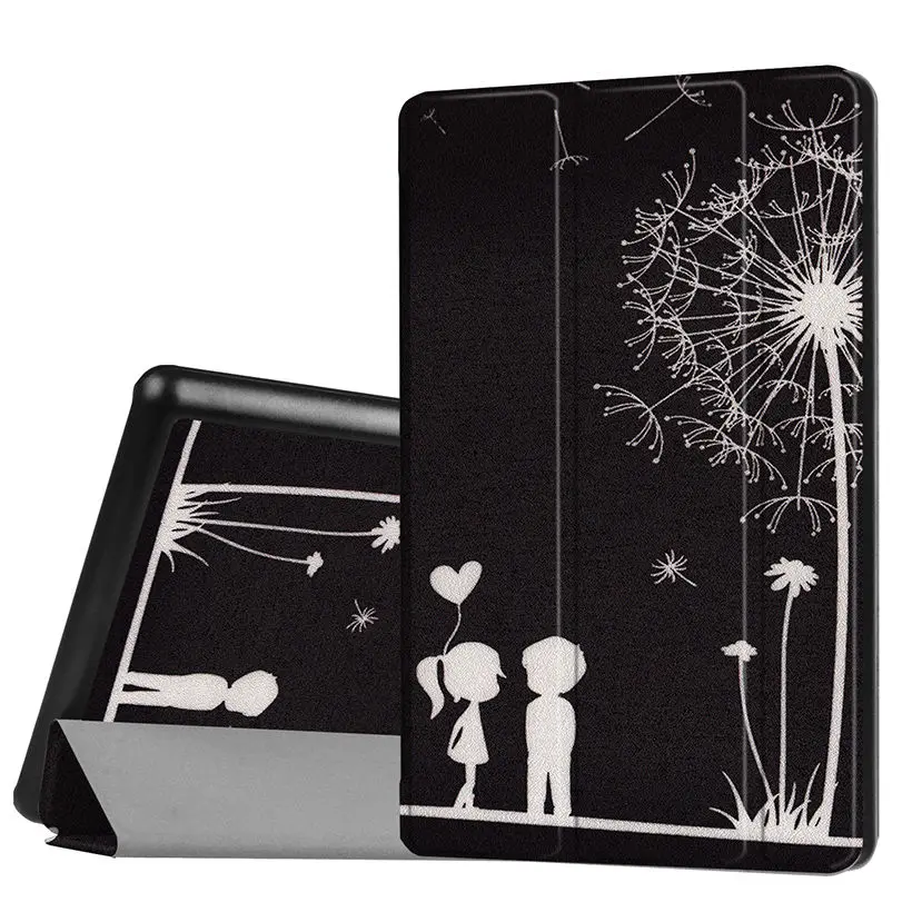 

All-New Leather Case For Amazon New Kindle Fire HD 8 2016 8.0 inch Cover Cases tablet Funda Colorful Ultra Slim Protective Shell