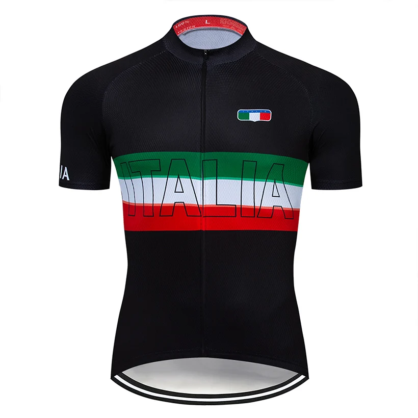 Pro Team ITALIA Велоспорт 9D Комплект Джерси велосипед одежда Ropa Ciclismo мужская летняя быстросохнущая велосипедная одежда короткий Майо Culotte - Цвет: Cycling Jersey