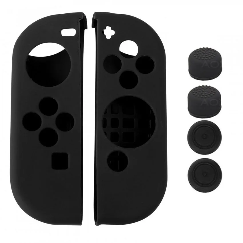 6 в 1 для nintendo Switch NS Console силиконовый Джой Стик захват большим пальцем крышка s ключ
