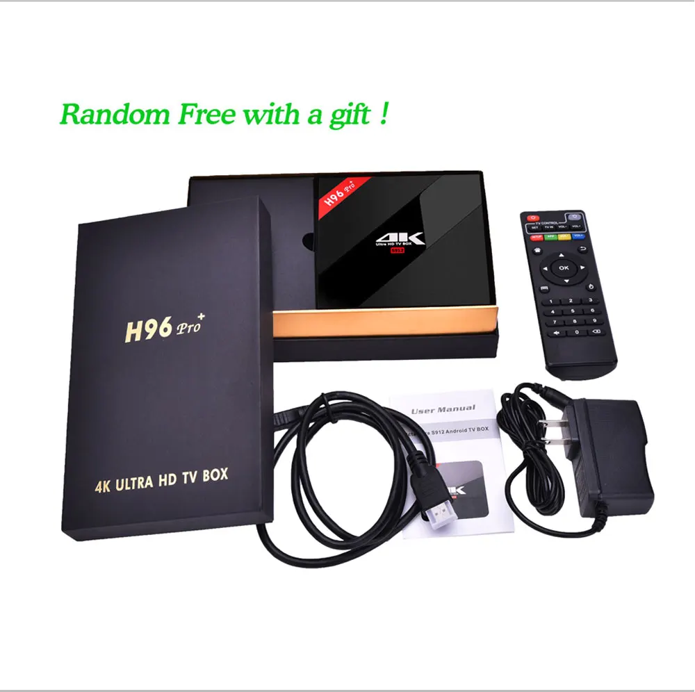 Android 7,1 ТВ приставка H96 Pro Plus 2 Гб ОЗУ 16 Гб ПЗУ ТВ приставка Amlogic S912 2,4G/5 ГГц wifi BT 4,1 4K H.265 медиаплеер h96 pro