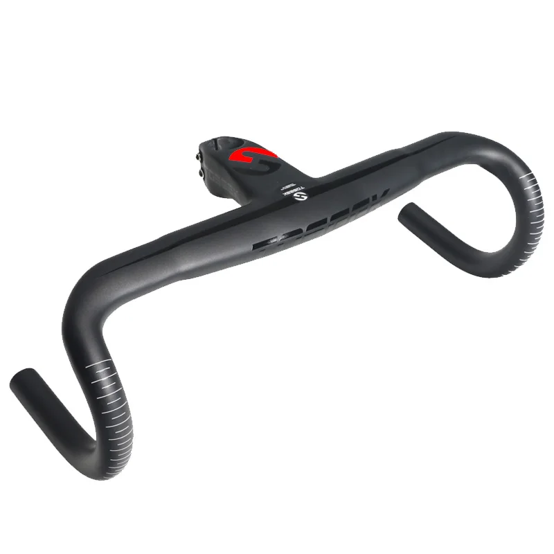 TOSEEK Углеродный руль для шоссейного велосипеда изогнутый стержень