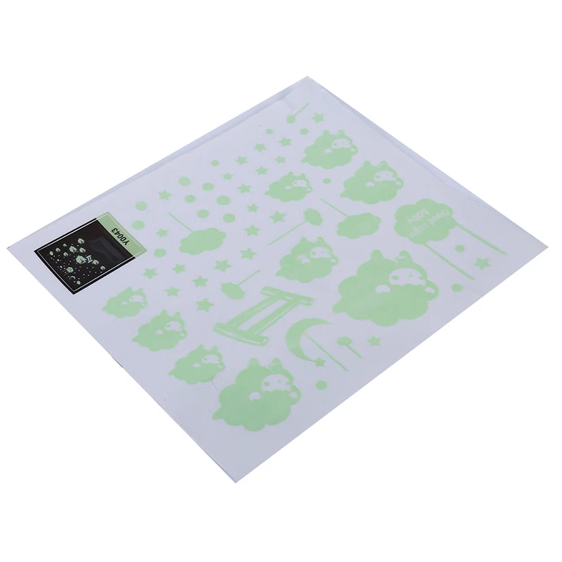 DIY настенные стикеры светящиеся маленькие Овцы флуоресцентные детские украшения