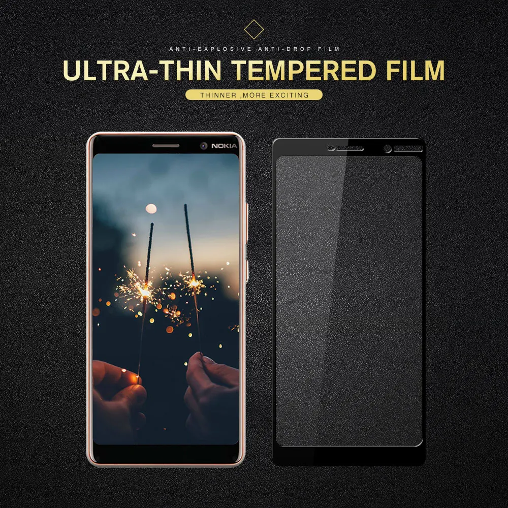 Tempered Glass For Nokia 7 6.1 5.1 Plus 7.2 6.2 3D screen protector Nokia 3 5 6 2018 8 3.1 2.1 2.2 4.2 2.3 1.3 Protective film