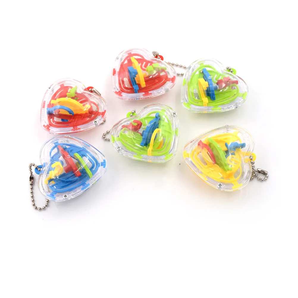 Волшебный 3D кубик интеллекта лабиринт шар сердце магические игрушки