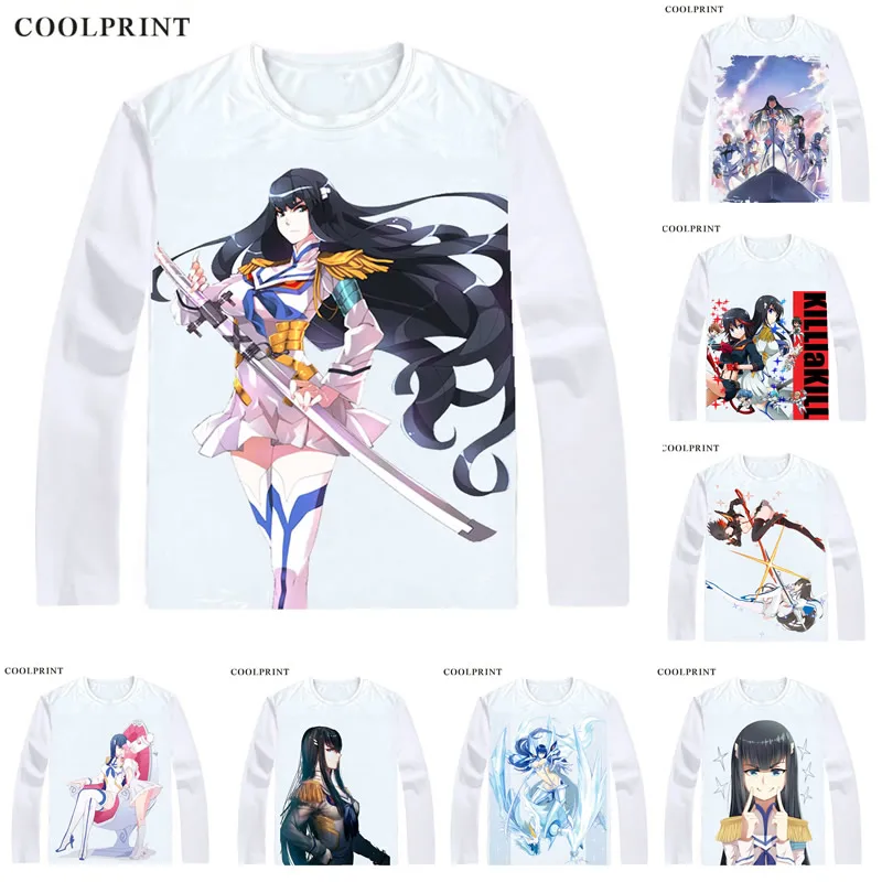 Рубашка Kill la футболки с длинным рукавом косплей рубашка Аниме Манга Киру РА